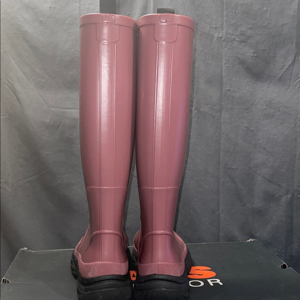 BassOutdoor Field Rain Boot Size 10 Fig Purple/Hawthorne Rose - Picture 3 of 6